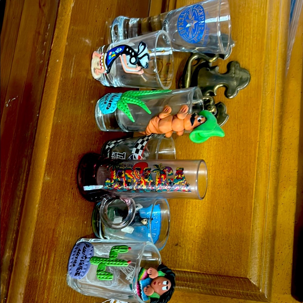 Tropical Themed Shot Glass Collection